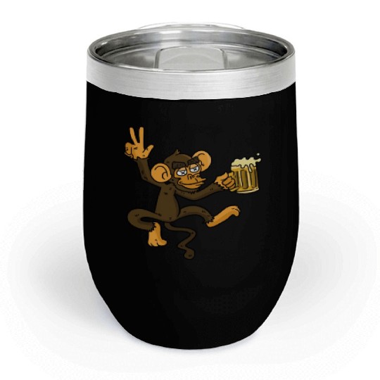 DRUNK MONKEY Beer Chill Wine Tumblers