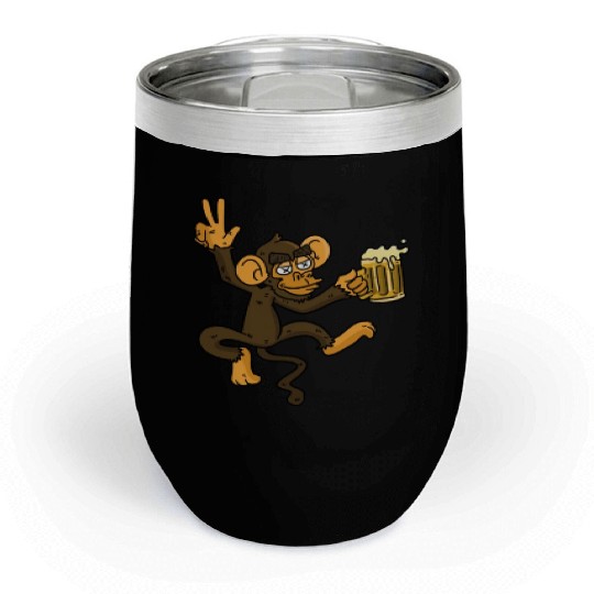 DRUNK MONKEY Beer Chill Wine Tumblers