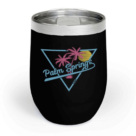 Palm Springs Vintage Retro 1975 Chill Wine Tumblers