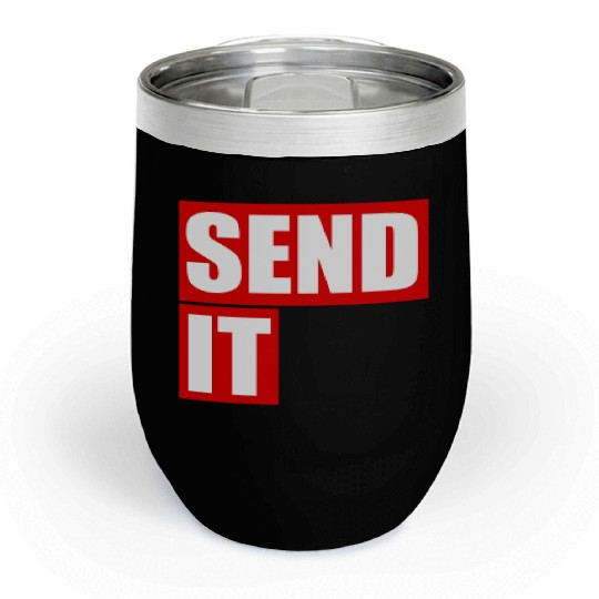 Send it Chill Wine Tumblers