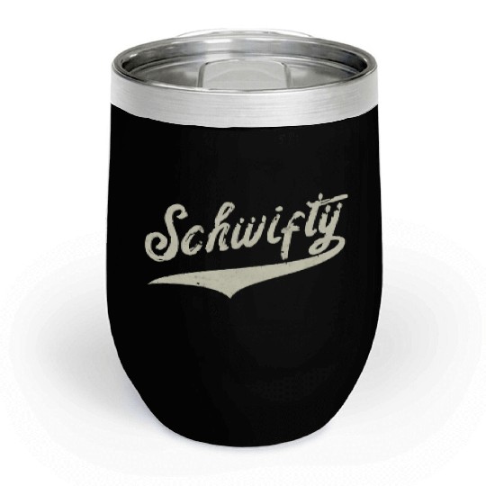 Mademark and Rickandmorty Fan Art Team Schwifty Chill Wine Tumblers