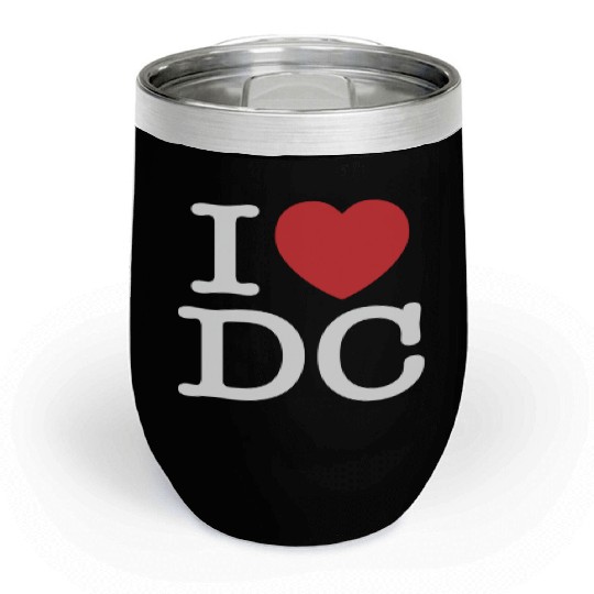 I Heart Dc Love District Of Columbia Chill Wine Tumblers Chill Wine Tumblers S