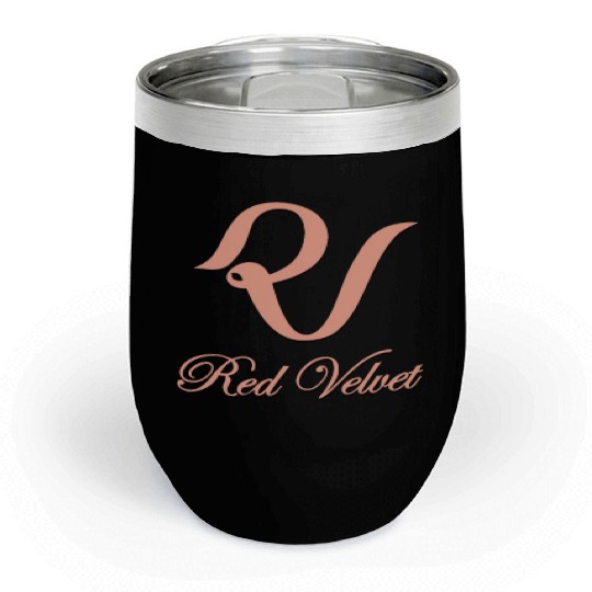 Red velvet kpop group logo design Chill Wine Tumblers