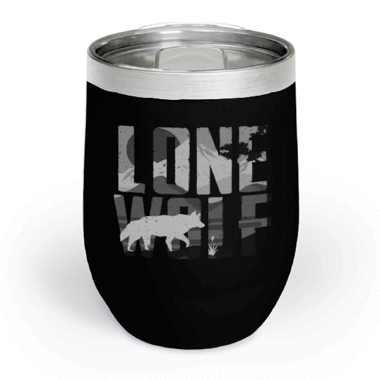 Lone Wolf Gift Chill Wine Tumblers