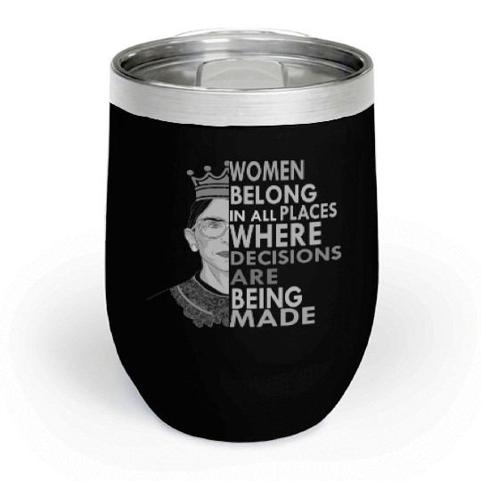 Ruth Bader Ginsburg Chill Wine Tumblers