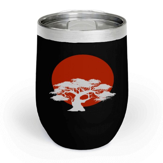 Miyagi-do Karate Bonsai Tree Martial Arts Japanese Chill Wine Tumblers