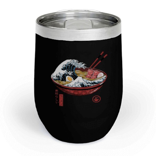 Great Ramen Wave Chill Wine Tumblers