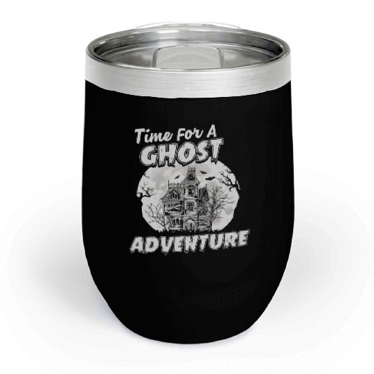 Ghost Adventures Ghost Hunting Time Chill Wine Tumblers