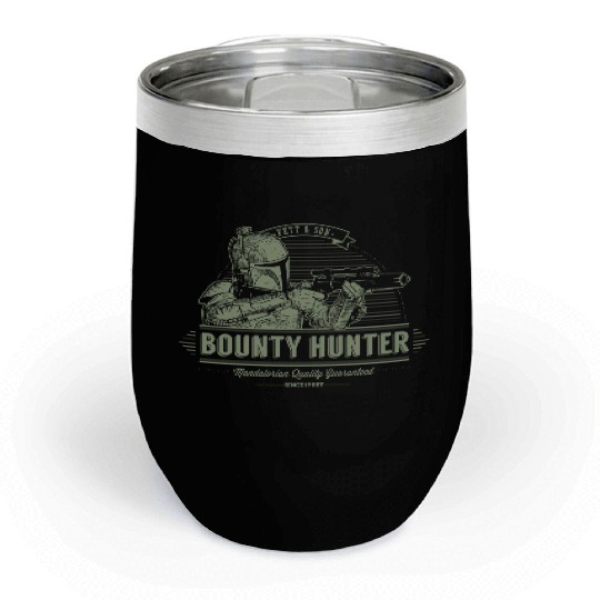 Boba Fett and son Bounty hunter Chill Wine Tumblers