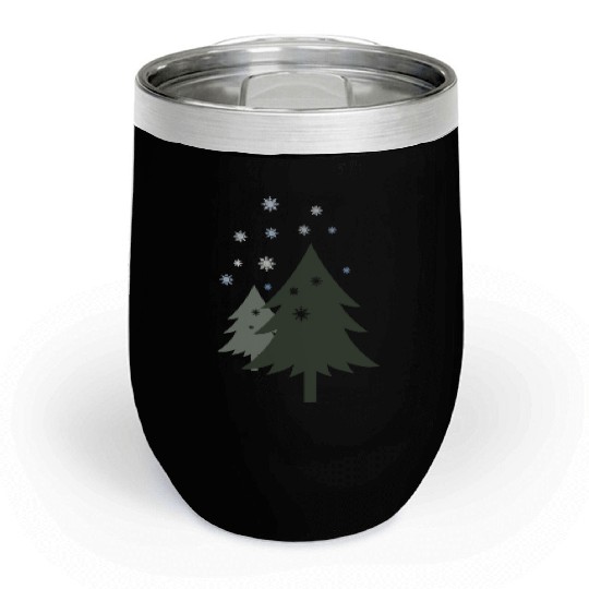 winter wonderland Chill Wine Tumblers