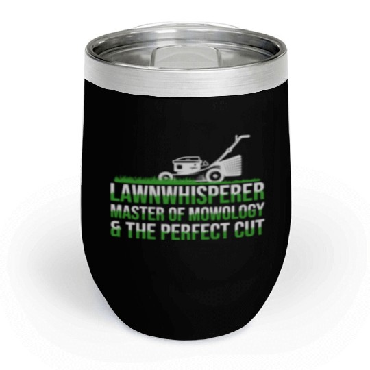 Funny Lawn Mowing Garden Lawn Mower Yard Work Gift Chill Wine Tumblers