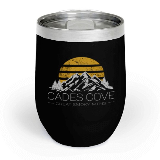 Cades Cove Great Smoky Mountains Chill Wine Tumblers