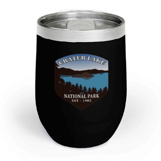 Crater Lake National Park Chill Wine Tumblers