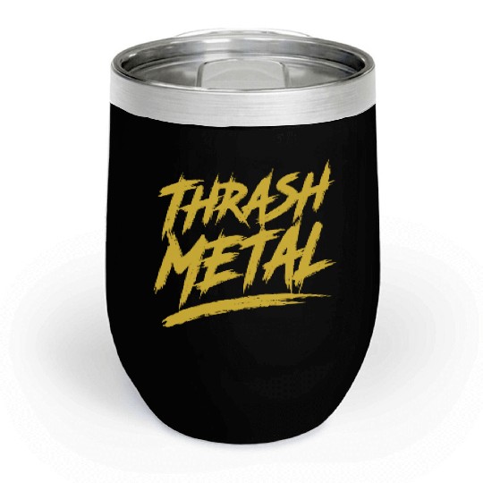 Thrash Metal Chill Wine Tumblers