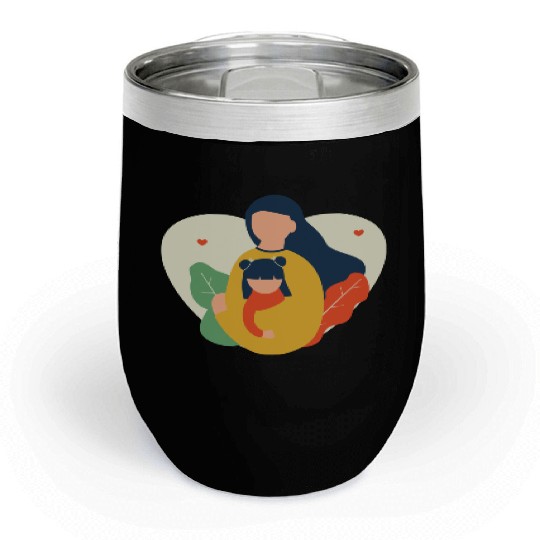 I Love You, Mama & Baby Chill Wine Tumblers, Mommy and Me Chill Wine Tumblers