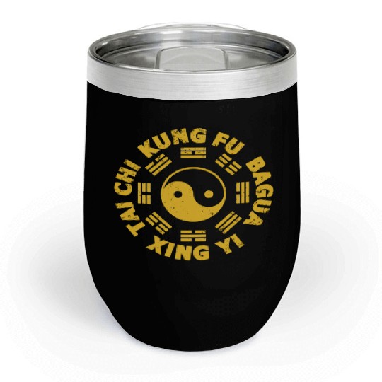 Kung Fu Tai Chi Xing Yi Bagua Chinese Martial Arts Chill Wine Tumblers