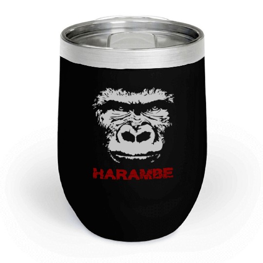 Harambe Chill Wine Tumblers