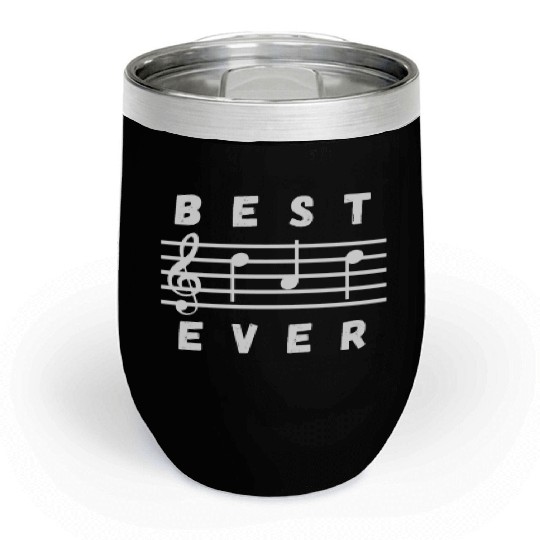 Best Dad Ever music nout Chill Wine Tumblers