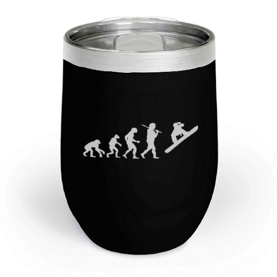 Evolution Snowboarding Chill Wine Tumblers