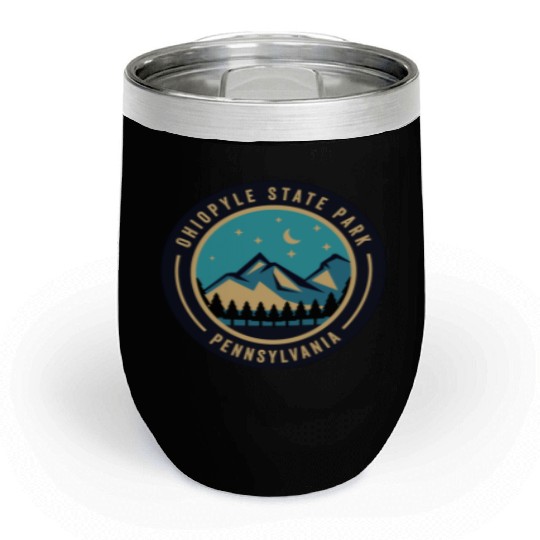 Ohiopyle State Park Pennsylvania Chill Wine Tumblers