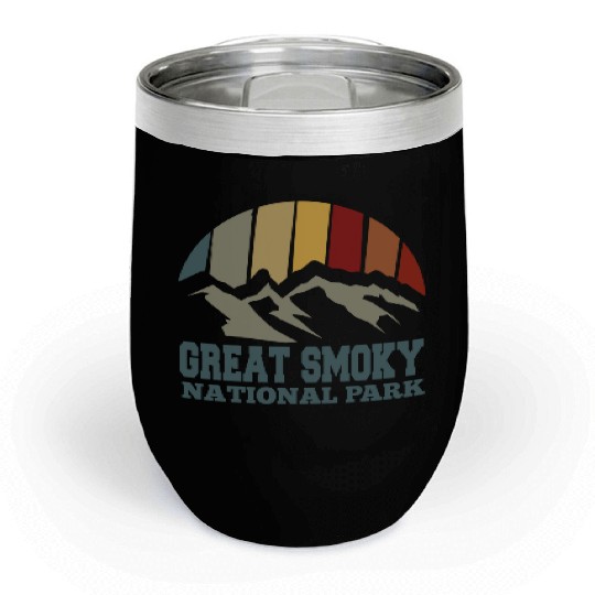 great smoky mountain national park Chill Wine Tumblers