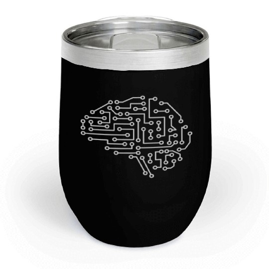 Machine Learning AI Data Science Heartbeat Data Chill Wine Tumblers