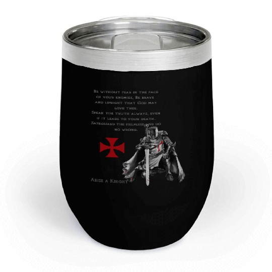 Knights Templar Glory Of God Gifts Chill Wine Tumblers