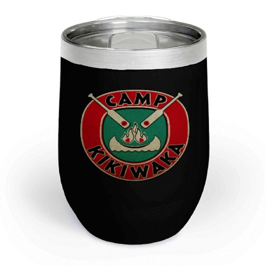 Vintage Camp Kikiwaka Logo Chill Wine Tumblers