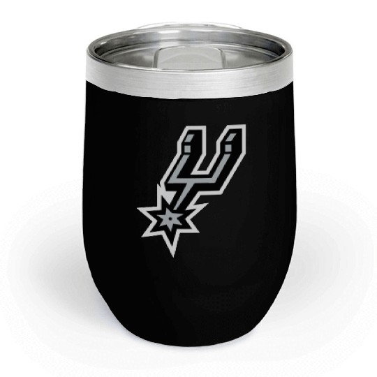 San Antonio Spurs Logo Chill Wine Tumblers