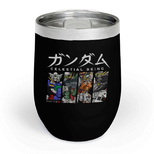 GUNDAM 00 Celestial Being Chill Wine Tumblers