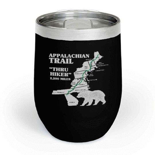 Thruh Hiker, Appalachian Trail - US Trail Chill Wine Tumblers