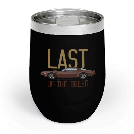 Last of the Breed Heritage Brown w Gold Graphics Chill Wine Tumblers