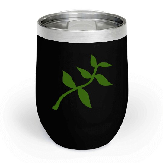 plant olive branch Chill Wine Tumblers