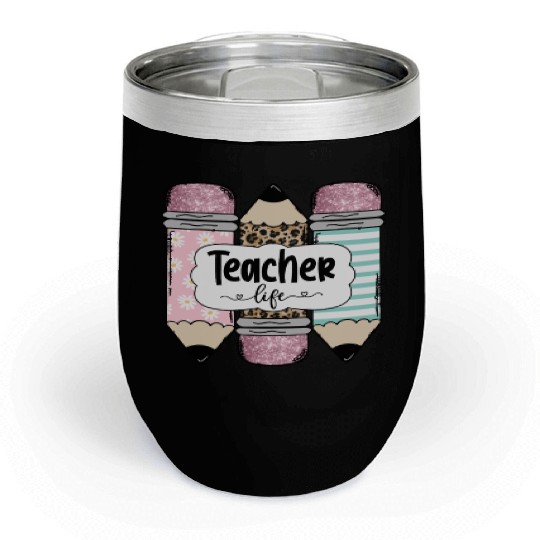 Teacherlife sublimation Chill Wine Tumblers