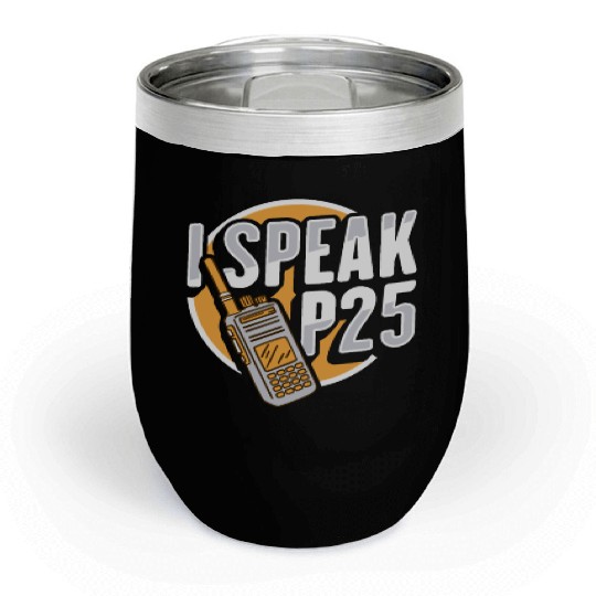 Amateur Radio Design for Ham Radio Operator Chill Wine Tumblers