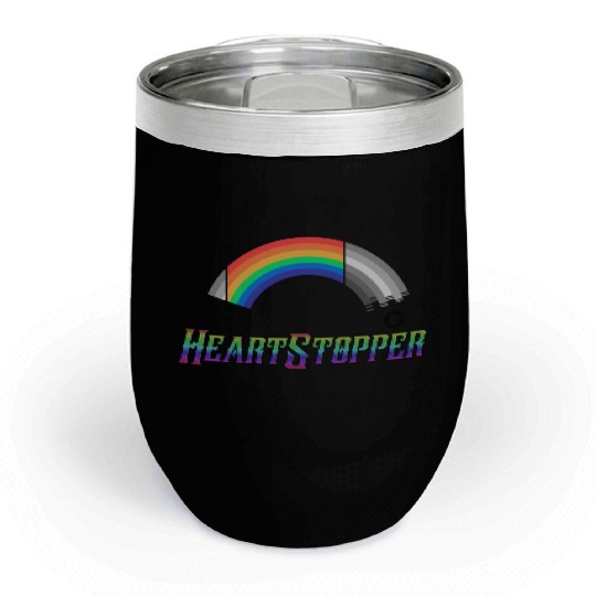 Heartstopper Rainbow LBGTQIA+ Loading Chill Wine Tumblers