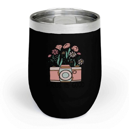 Vintage Wildflowers Sublimation Chill Wine Tumblers