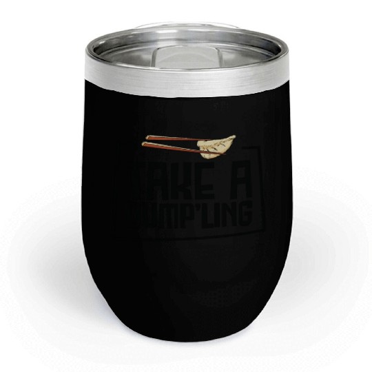Dumpling Asian Food Chinese Food Fan Chill Wine Tumblers