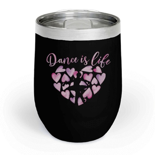 Ballet Dance Life Ballerina Ballet Dancer Gifts Chill Wine Tumblers