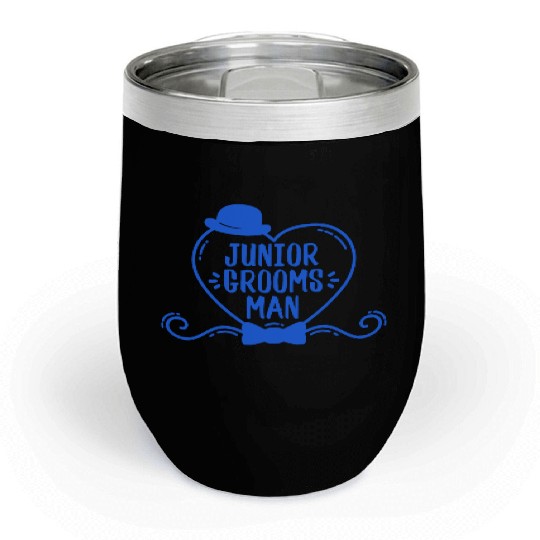 Junior Grooms Man Ring Bearer Wedding Gift Chill Wine Tumblers