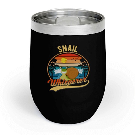 Snail Whisperer Garden Funny Gardener Chill Wine Tumblers