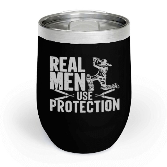 Athlete Sports Game Baseball Catcher Lifetstyle Chill Wine Tumblers