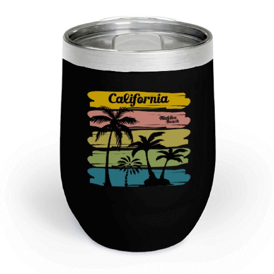 California Summer dance party Chill Wine Tumblers