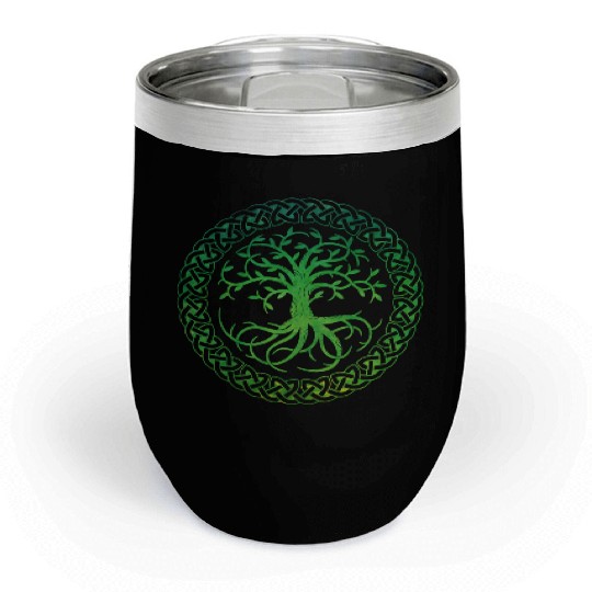 Celtic Tree of Life Chill Wine Tumblers
