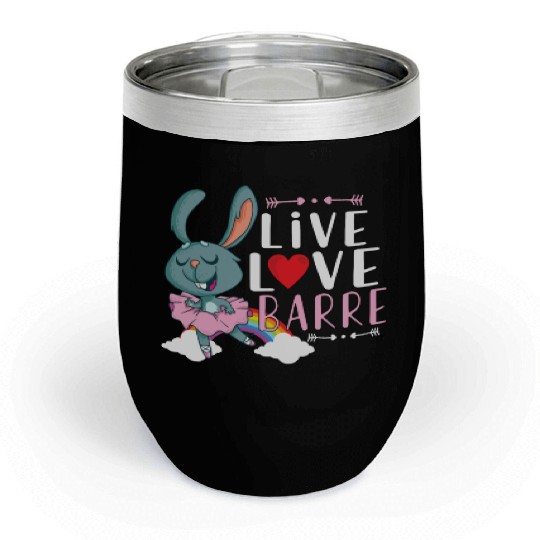 Ballet Ballerina Dance Dancer Dancing Ballet Gift Chill Wine Tumblers