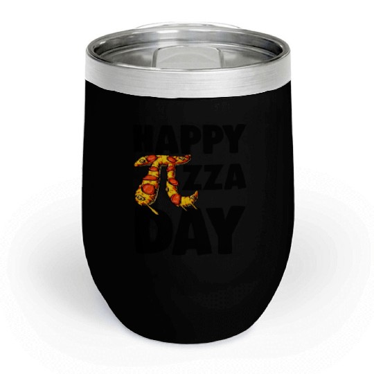 Happy Pizza Day Chill Wine Tumblers