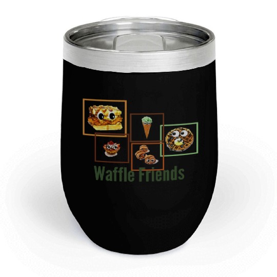 Waffle Friends Chill Wine Tumblers