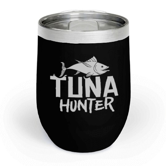 Red Tuna Fish Bluefin Fishing Salad Chill Wine Tumblers