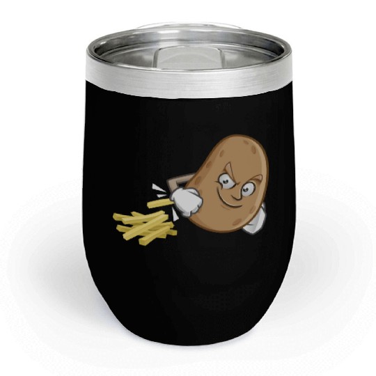 French Fries Potato Fries Chill Wine Tumblers