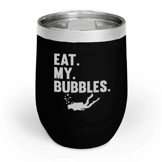 Scuba Diving Diver Chill Wine Tumblers